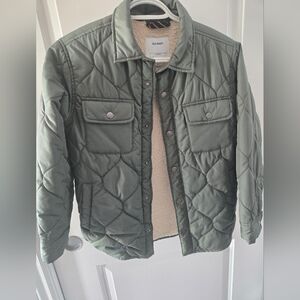 Old Navy Quilted Green Jacket BOYS